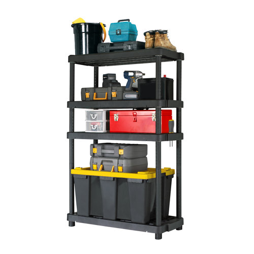 Gracious Living Heavy Duty Adjustable Ventilated Storage Shelving Unit